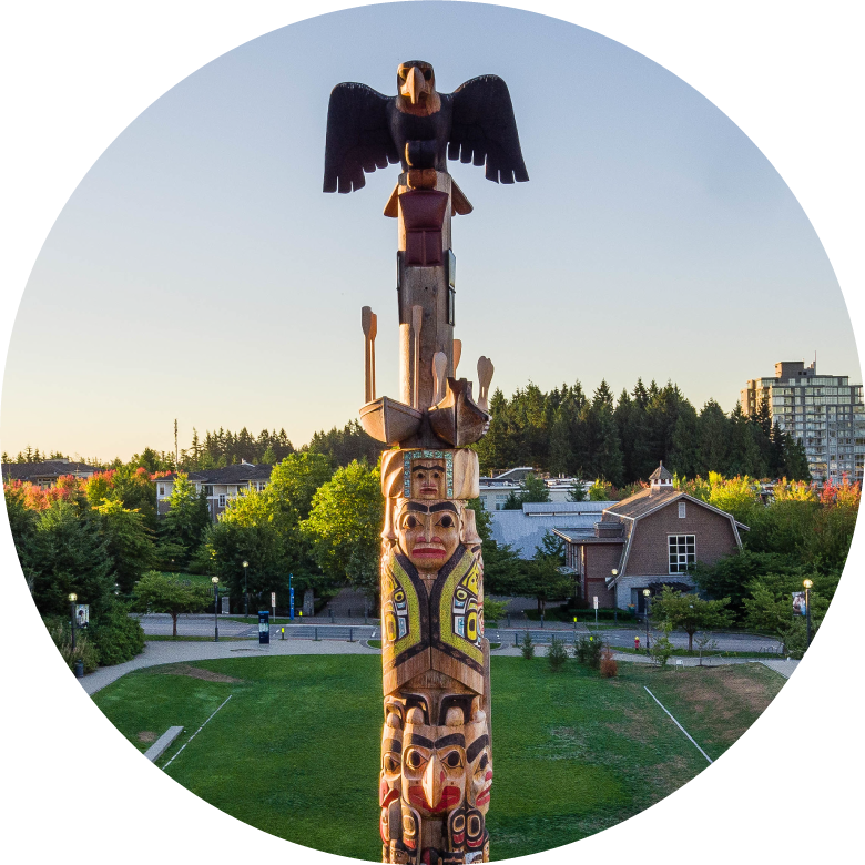 Reconciliation Pole on UBC Vancouver campus